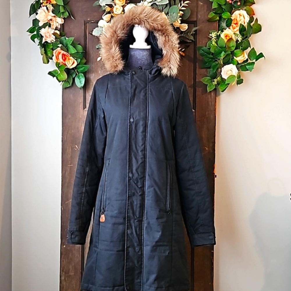 Burton DryRide Hooded Snowboard Ski Parka w/ 2-way Zipper - Sz M